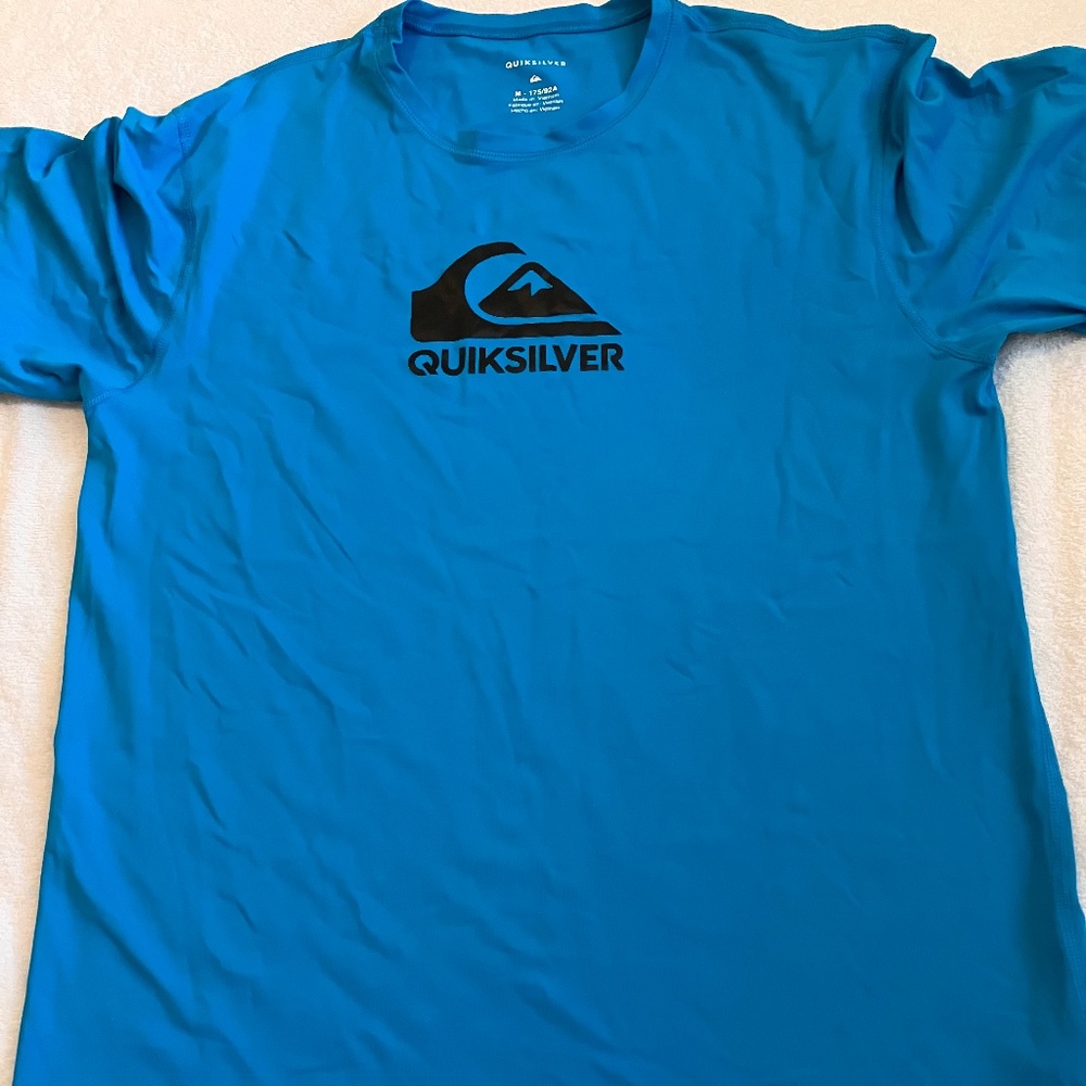QuikSilver Blue sports Short-Sleeve Tee-Shirt Men Size M